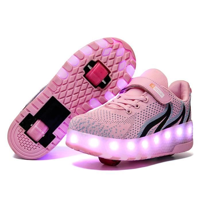 Chaussures à Roulettes Rétractables Unisexes - 2 En 1 Basket & Roller Pour Ados Et Adultes