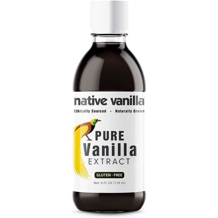 Extrait pur de vanille entièrement naturel (118 ml) - Parfait pour la cuisine et la pâtisserie