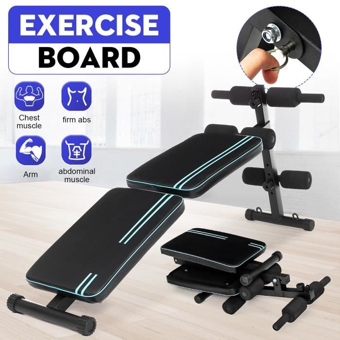 NEUFU Banc de musculation souple abdominaux et dorsaux 50x12.2x24.2