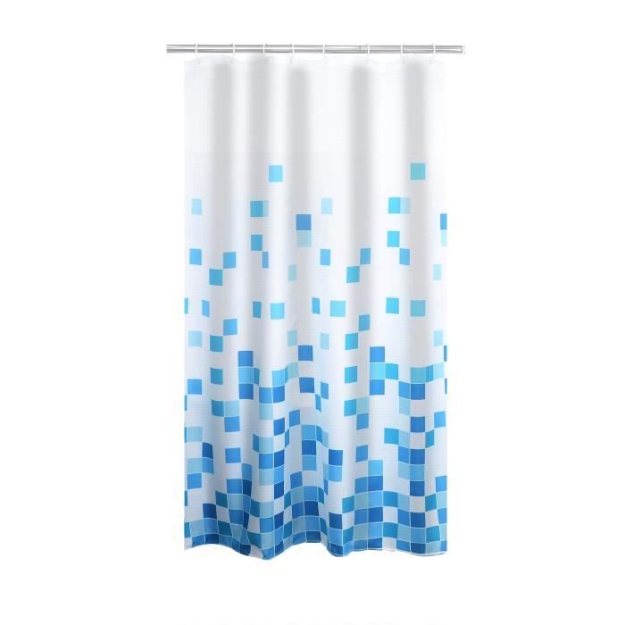 RIDDER Rideau de douche Cubes Textile
