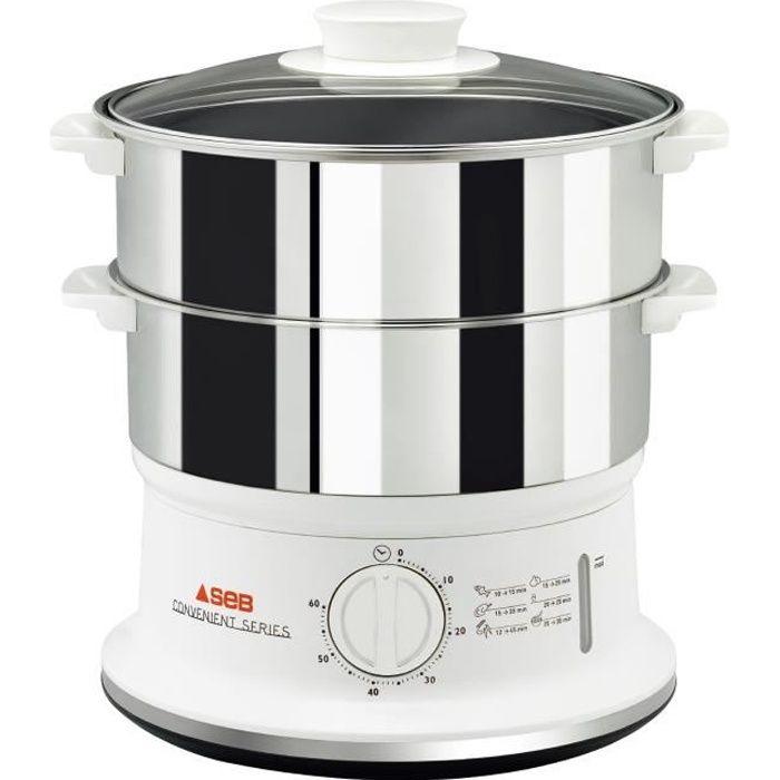 Seb VC145100 Cuiseur Vapeur Inox 6 L VC145100