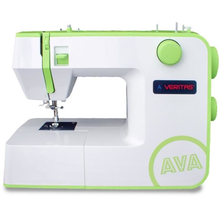 VERITAS AVA - Machine à coudre 12 programmes - Boutonnière automatique 1 étape - Molettes -Soft-touch- - Vitesse (RPM): 750+/-50