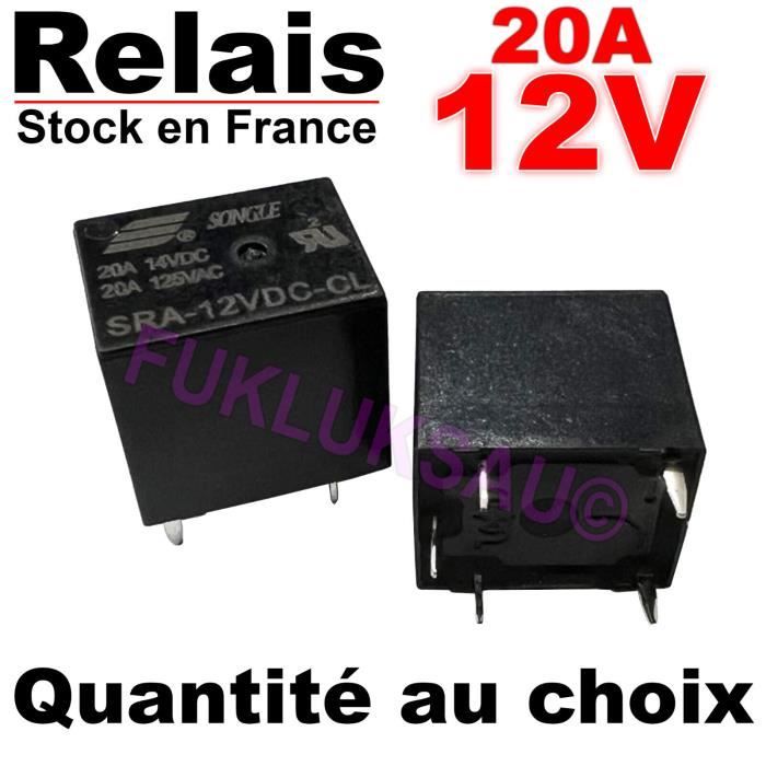 10 Relais 12V DC 8 Pins HK19F - Pour Contrôle Automatique, électronique Et Communication - 1A AC125V / 2A DC30V