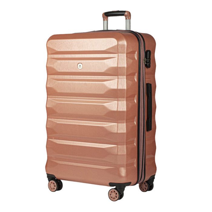Grande valise 75 cm, valise de voyage rigide en ABS, valise trolley