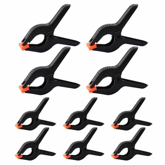 Pince A Ressort - Limics24 - 8 Pinces À Plastique Robuste 89 Cm Travaux