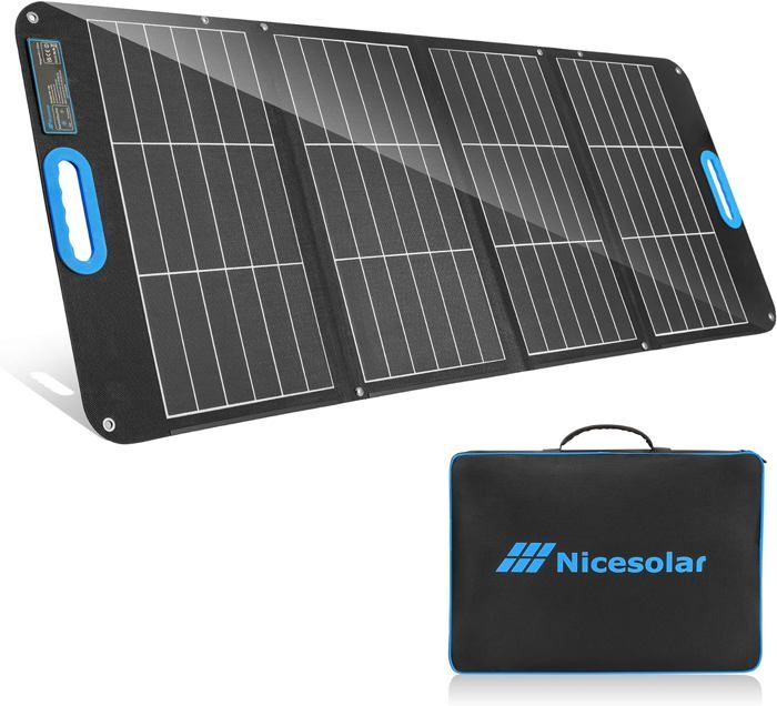 Panneau Solaire Novoo 100W – Pliable – Portable – Étanchéité – Chargeur solaire