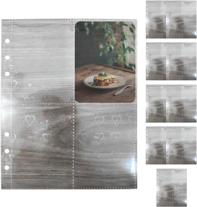 Hoxfly Classeur A5 Kpop Photocard – Album 6 Anneaux 80 Poches 3", Porte-Cartes Photo Scrapbooking & Collection