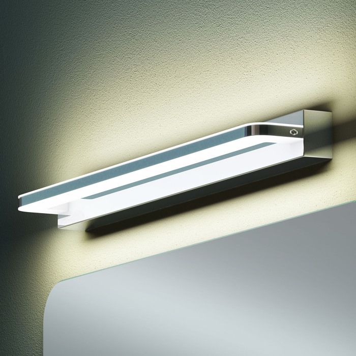 Mai & Mai Lampe Miroir LED 4000K pour Salle de Bain Murale Lumiere Intérieur 60cm Chrome Desgin SparkLuxe
