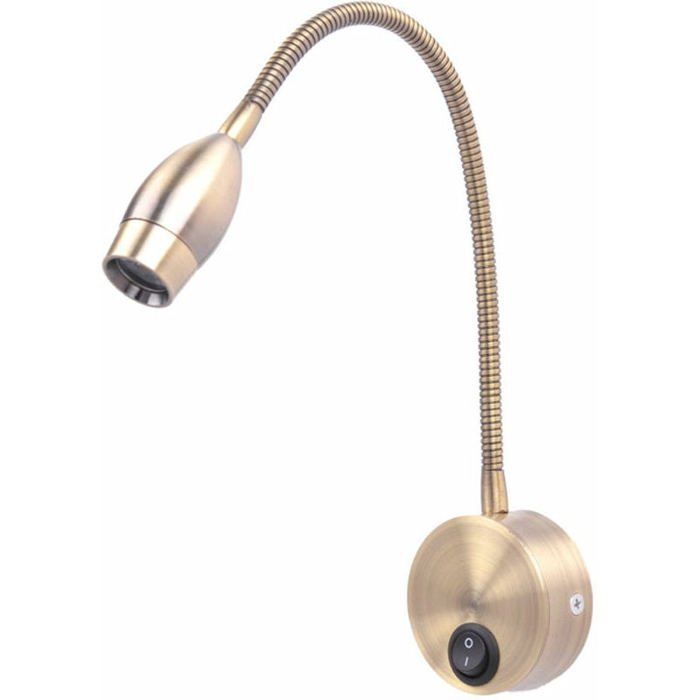 Lampe de chevet - LARGEIGHT - 3W - LED - 3000K - Flexible et murale