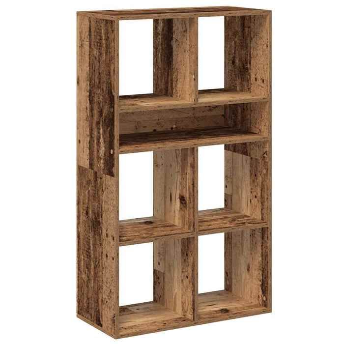 Bibliothèque/Meuble Étagère contemporain vieux bois 66x31x112 cm bois dingénierie（4254586）ZKY