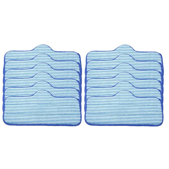Pack De 100 Tampons De Vadrouille Diversey EasyMop - Microfibre Blanc - Usage Unique Humide/sec