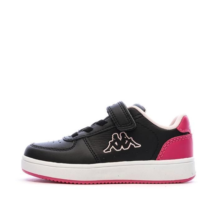 Kappa Baskets - KAPPA - Malone 381Y12W - Noir/Rouge - Fermeture scratch - Doublure textile