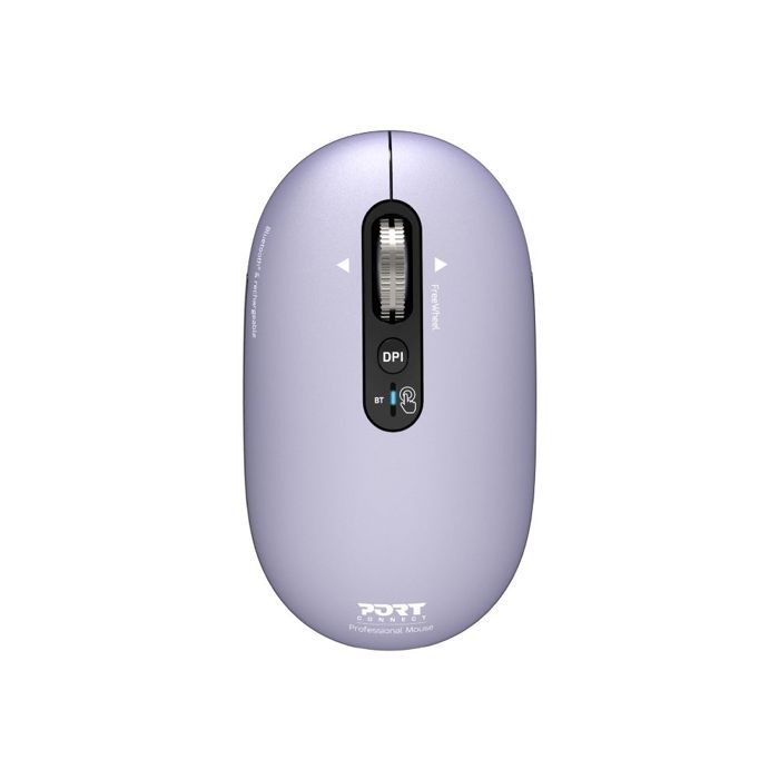 Souris Sans Fil PORT Connect Pure Color – Bluetooth/RF 2.4 GHz, 3200 DPI, 5 Boutons - vue 5