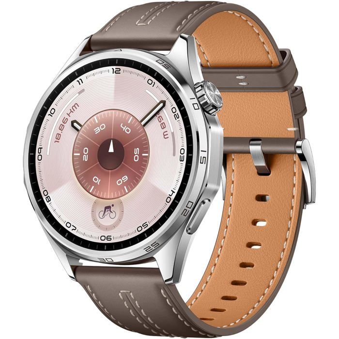 HUAWEI Watch GT 6 GPS 46mm Montres connectées Écran AMOLED de 1 47 Pouce Jusqu'à 21 Jours d'autonomie Cyclisme de Niveau Professionnel Compatible avec iOS et Android Analyse ECG - vue 10