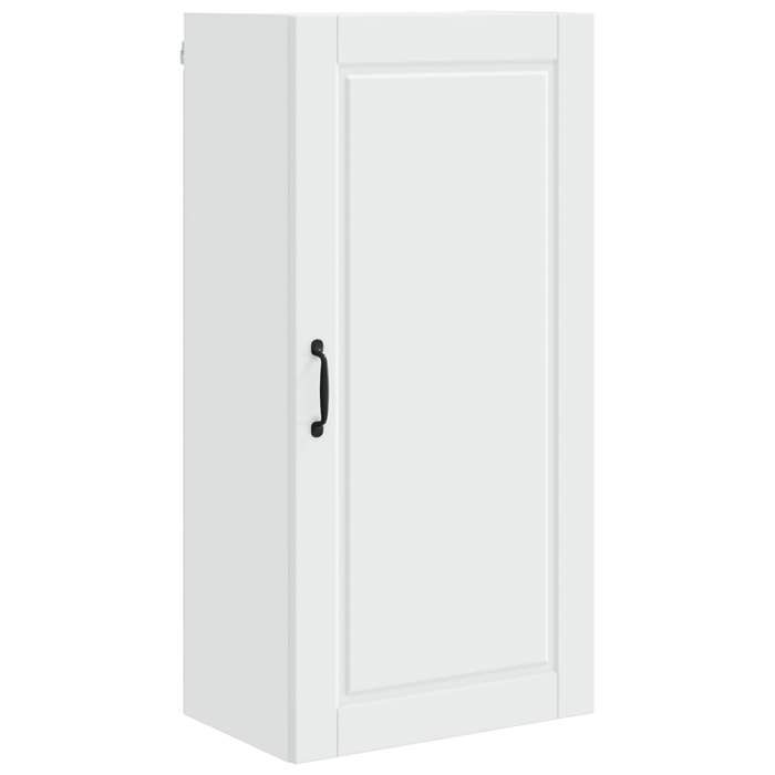 ABOTT@Buffet de Cuisine KENNETH - Armoire Bas/Colonne/ Armoire de cuisine - Blanc 50x31x100cm - Bois dingénierie - 882731