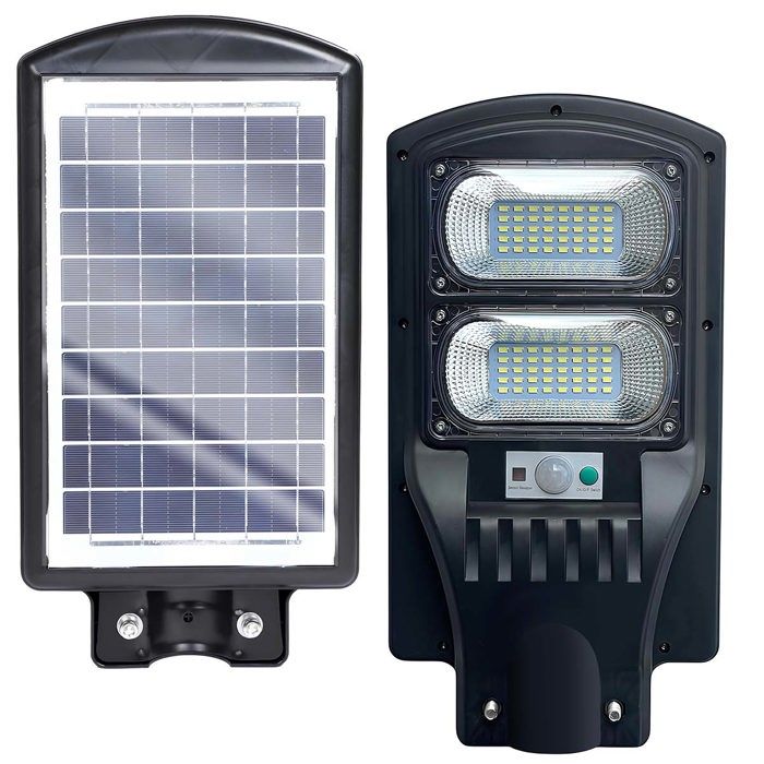 Lampe d’extérieur - AVIZAR - 100W - Panneau solaire intégré - Capteur crépusculaire - Détecteur de mouvement Lampe d’extérieur - AVIZAR - 100W - Panneau solaire intégré - Capteur crépusculaire - Détecteur de mouvement