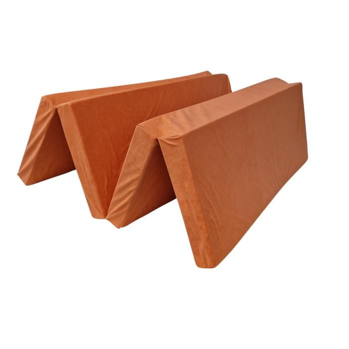 Une chauffeusse pliable 180 x 120 x 8 cm - 1333 Orange Une chauffeusse pliable 180 x 120 x 8 cm - 1333 Orange