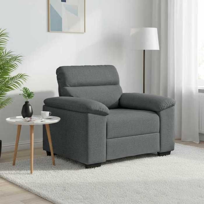 NEW 2026 Fauteuil gris foncé 100x81x84 cm tissu L2716