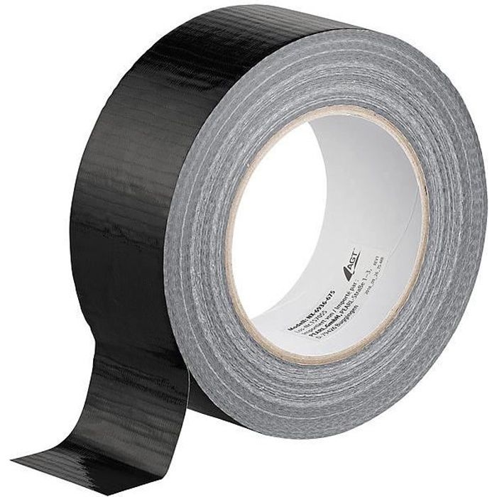 4 PCS Ruban Adhésif Tissu Rouleau Adhesif Noir 19mm x 15m Ruban de Tissu  Noir PET Ruban Auto-Adhésif Voiture pour Faisceau de [39] - Cdiscount  Bricolage