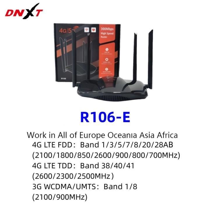 R106E ChrxtRouteur WiFi à haut débit pour ordinateur portable