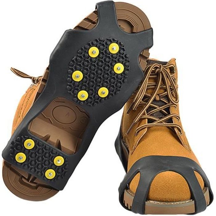 CRAMPONS DE CHAUSSURES Griffes De Neige Crampons En Acier Inoxydable Pour  EUR 7,44 - PicClick FR