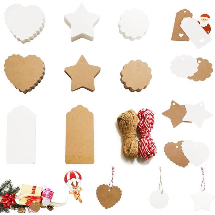 Ensemble de 9 style vintage cadeau de Pâques tags & string Ensemble de 9 style vintage cadeau de Pâques tags & string