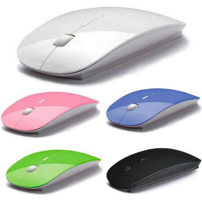 Souris Optique Sans Fil – USB 2.0 – 2.4 GHz – Compatible Windows – Saut de Fréquence Automatique – Portable