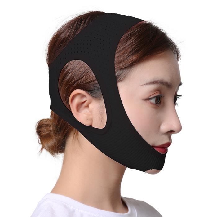 Masque Anti-ronflement Réglable En Néoprène - Noir - Pour Un Sommeil Plus Calme - Neuf Sous Emballage