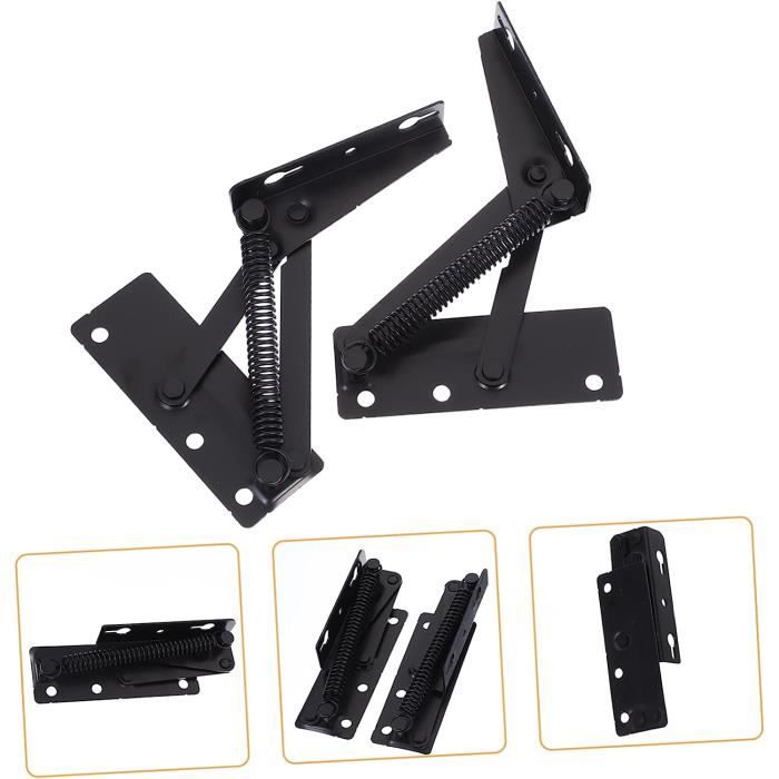 DecoBasics Lot de 4 charnières à fermeture douce pour armoire de 1-1/4 en superposition pour portes d'armoire de cuisine, charnières dissimulées à fermeture automatique pour cadre de façade – en