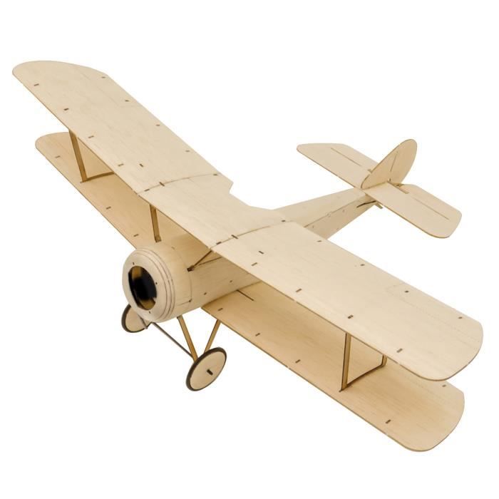 TRÈS BELLE MAQUETTE d'avion en bois massif - LE CRABE D'OR: L : 80 cm