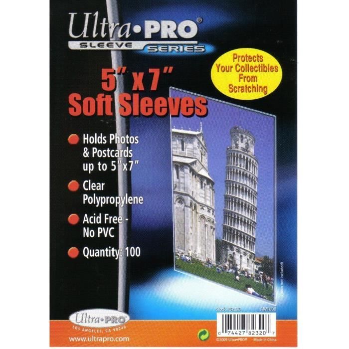 ULTRA PRO - POCHETTES TAILLE STANDARD EASY GRIP (PAQUET DE 100