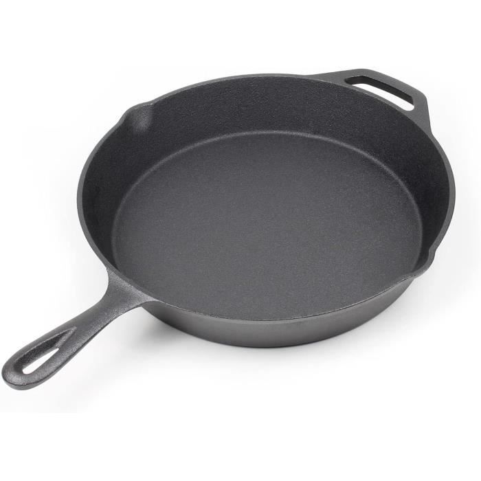 Poêle à frire en fonte Fox outdoor avec poignée, diamètre 30CM