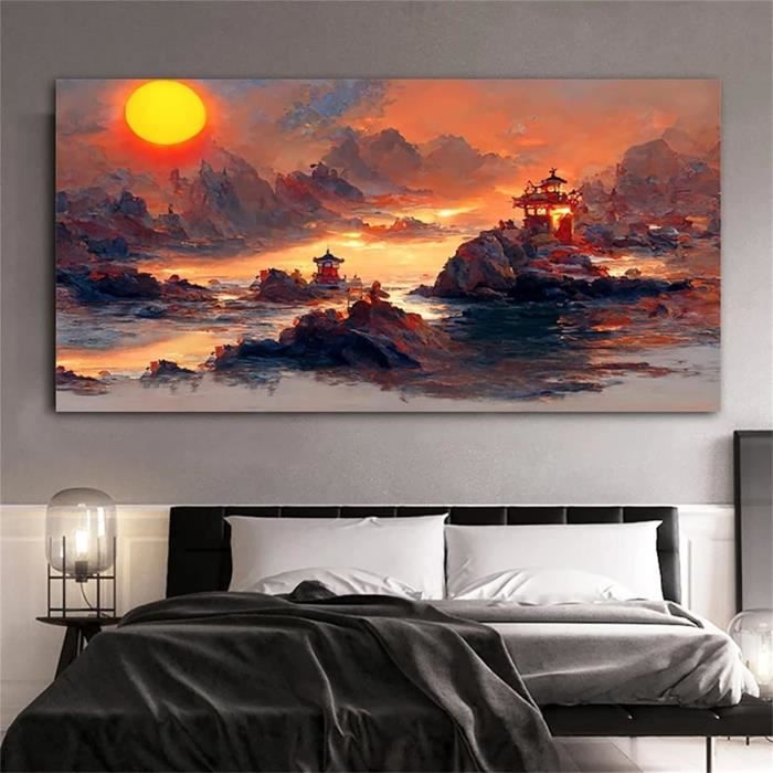 QQYRHN 5D DIY Diamond Painting Montagne Lever De Soleil 30x40cm - Kit Complet Paysage