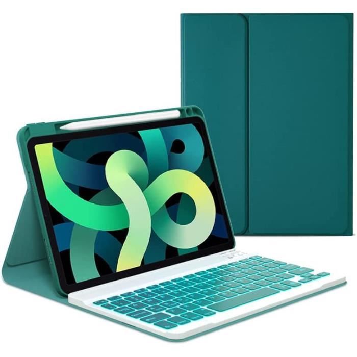 Coque Avec Clavier Et Trackpad Pour IPad Mini 7 (A17 Pro, 2024) Et 6 (8,3 Pouces) – Noir, Rétroéclairé