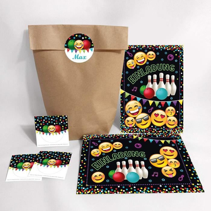 Minkocards Lot De 12 Cartes D'invitation Pour 8e Anniversaire D'enfant Piscine Natation Garçons Filles Invitation Huitième Anniversaire