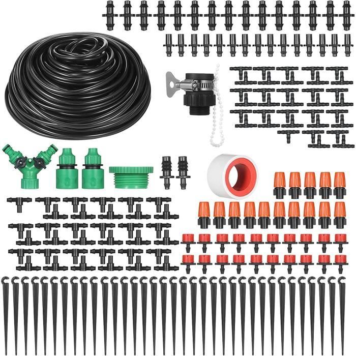 Kit D'irrigation Par Brumisation CIYODO - Tuyau PE 10m, 9 Buses, Pour Jardin, Terrasse, Serre, Refroidissement - 7