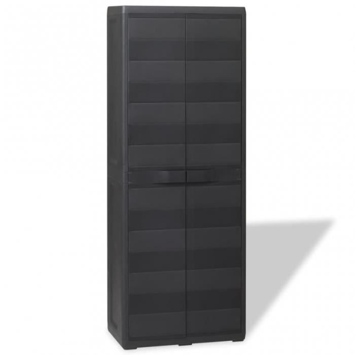 Armoire Coffre De Jardin En Plastique Noir 65x38x171cm Cs437021 Achat Vente Armoire De Chambre Armoire Coffre De Jardin En Pl Soldes Sur Cdiscount Des Le 20 Janvier Cdiscount