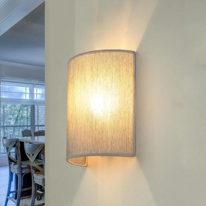 GOECO Applique Murale LED D'intérieur, 16W Applique Murale Moderne En Acrylique Applique Murale Noire Interieur Pour Salon Blanc Chaud 3000k 90142328