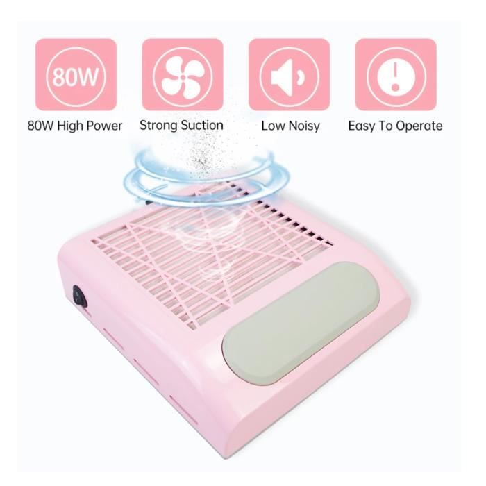Collecteur De Poussière D'ongles, à Grande Puissance, Pour La Manucure, Avec Ventilateur