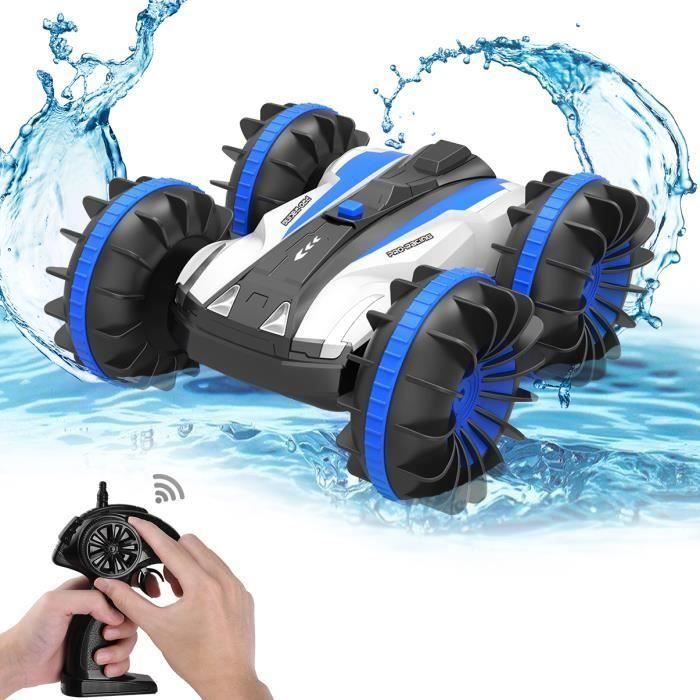 Waterproof Remote Control Car Boat 2.4Ghz All Terrain RC Cars 1 18 Scale Double Sides Stunt Vehicle Cdiscount Jeux Jouets