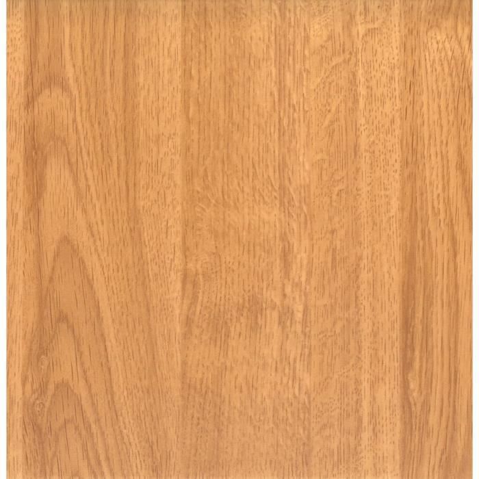Film adhésif aspect bois chêne clair, film décoratif pour meubles, papier peint en pvc, aspect bois naturel, marron, 95 µm (épaiss