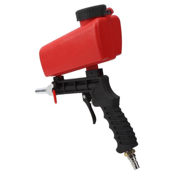 Tolaily Outils De Sablage Au Jet De Sable à Air Pour La PoussièRe De Rouille Enlevez L'Outil à Air De Sableur Avec Buse En Carbure De Bore (8 Mm