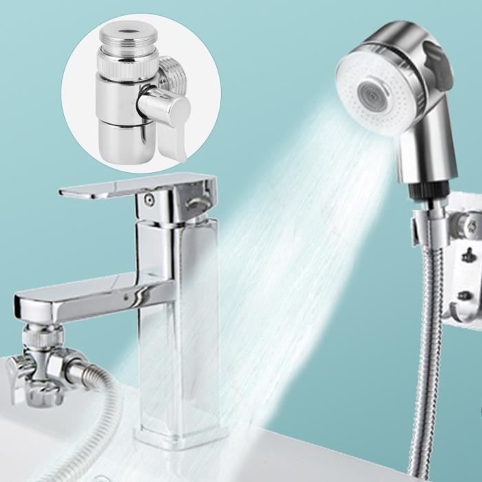 Ensemble Pommeau Douche pour Lavabo Douchette Adaptable sur Robinet Flexible de Robinet de Cuisine,Douchette de Salle de Bain Parfait pour Laver les Cheveux ou Nettoyer Animaux de Compagnie Ensemble Pommeau Douche pour Lavabo Douchette Adaptable sur Robinet Flexible de Robinet de Cuisine,Douchette de Salle de Bain Parfait pour Laver les Cheveux ou Nettoyer Animaux de Compagnie
