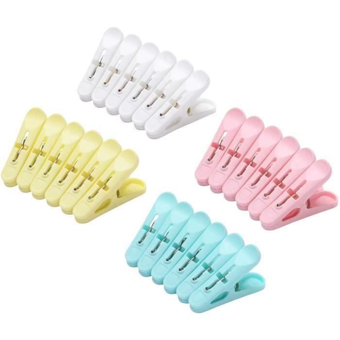 9 Pièces Pince à Linge Pour Poussette - Clips Universels Antidérapants Pour Couverture Et Jouets