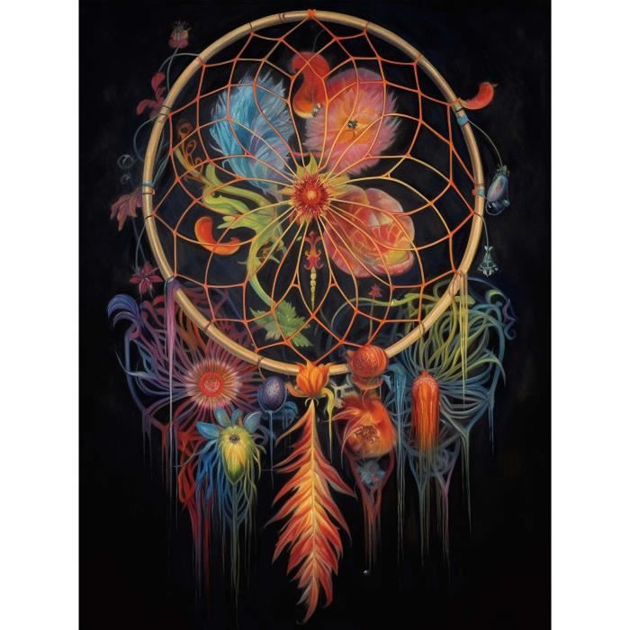 Bimkole 5D Diamond Painting Bienensonnenblume - DIY Diamantmalerei Kit 30x40 Cm Mit Runden Steinen