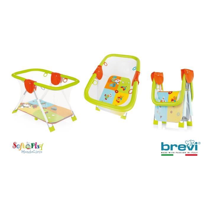 Brevi Parc Soft Play Mondocirco Cdiscount Puericulture Eveil Bebe