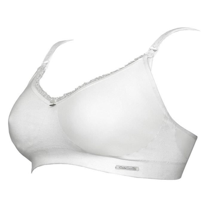 Soutien-gorge D'allaitement Cache-cœur Carriwell - Taille XL, Noir, 92% Coton - Pour Un Allaitement Facile Et Confortable
