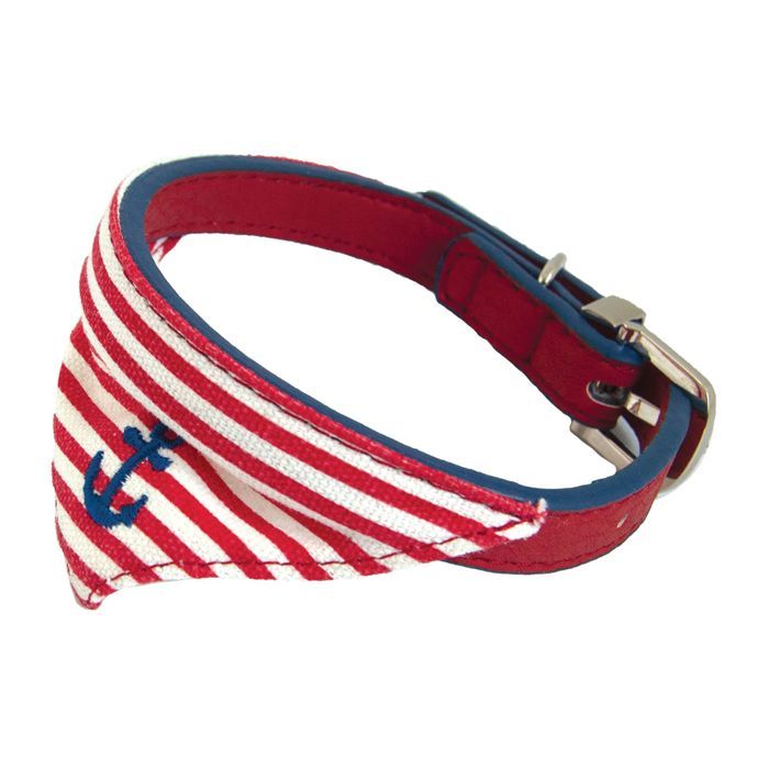 Meilleurs prix pour Collier chien Doogy Matelot Rouge - DOOGY FASHION