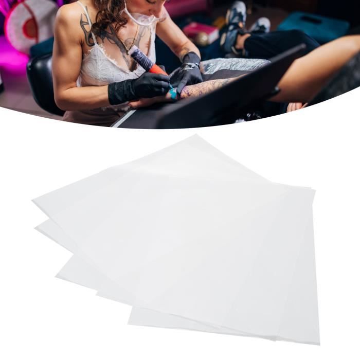 Papier Transfert Thermique Pour Tatouage Repro FX Classic - 50 Feuilles Pour Pochoirs Nets Et Durables