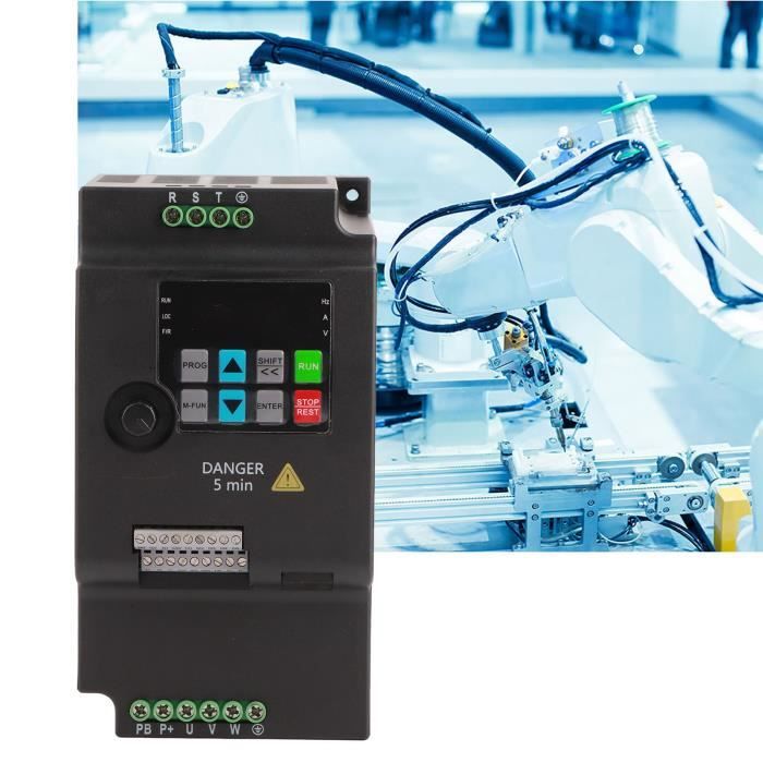 Vfd 1.5kw 380v Variateur Fréquence AT3-1500X 380V 1.5kW - Triphasé - Contrôle Moteur Universel Variateur Fréquence Triphasé